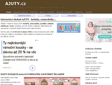 Tablet Screenshot of ajuty.cz